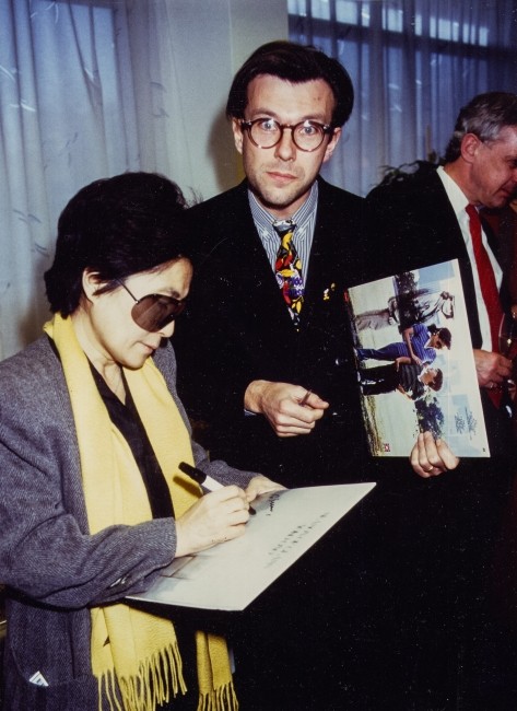 With Yoko Ono